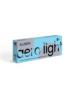 Контактные линзы AERO Lights 10 линз 9 50 8 7 Illusion