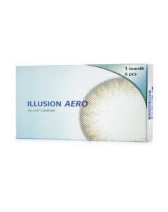 Контактные линзы Aero 6 линз R 8 6 2 0D Illusion