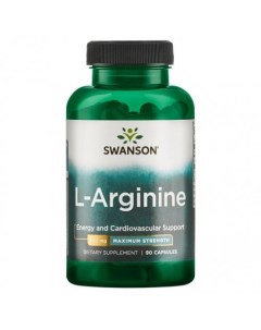 Аргинин L Arginine 850 мг 90 капсул Swanson