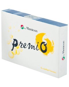 Цветные линзы PremiO 6 линз R 8 3 1 50 Menicon