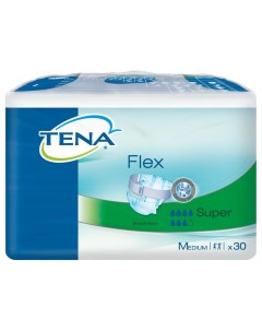 Подгузники для взрослых с поясом M 30 шт Flex Super Tena