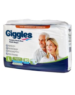 Подгузники для взрослых Jumbo Adalt Diaper р L 30 шт Giggles