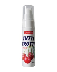 Гель смазка Tutti frutti с вишнёвым вкусом 30 гр Биоритм
