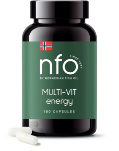 Витаминно минеральный комплекс Multi Vit капсулы 180 шт Norwegian fish oil