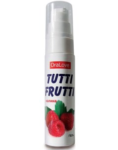 Гель лубрикант OraLove Tutti Frutti на водной основе малина 30 г Биоритм
