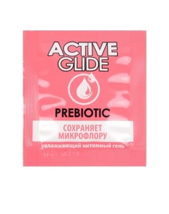Гель лубрикант Active Glide Prebiotic на водной основе 3 г Биоритм
