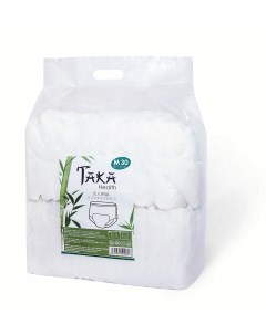 Подгузники трусики для взрослых M 80 110 см 30 шт Тaka health