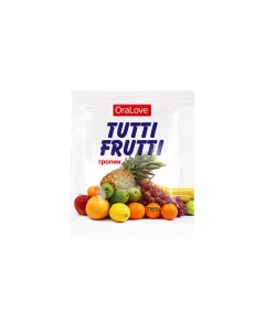 Оральный гель Tutti Frutti со вкусом тропических фруктов 5 шт по 4 г Биоритм