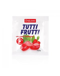 Оральный гель Tutti Frutti со вкусом барбариса 5 шт по 4 г Биоритм