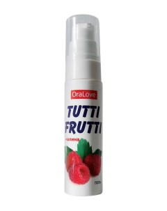 Гель смазка Tutti frutti с малиновым вкусом 30 гр Биоритм