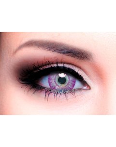 Цветные контактные линзы Офтальмикс 2 шт PWR 0 50 R 8 6 Violet Butterfly
