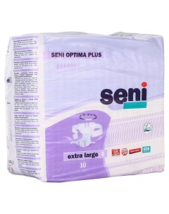 Подгузники для взрослых с поясом XL 10 шт Optima Plus Seni