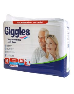Подгузники для взрослых Jumbo Adalt Diaper р M 30 шт Giggles