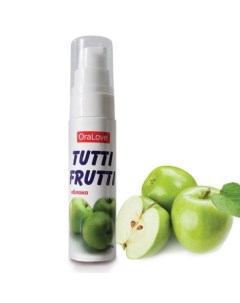 Гель лубрикант OraLove Tutti Frutti на водной основе яблоко 30 г Биоритм