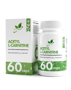 Ацетил L карнитин Acetyl L Carnitine капсулы 60 шт Naturalsupp