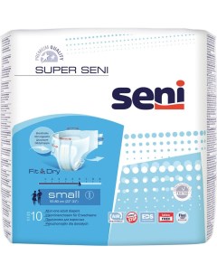 Подгузники для взрослых Белла Super Fit Dry Small 10 шт Seni