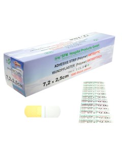 Лейкопластырь бактерицидный 7 2 см х 2 5 см SFM 1000 шт Sfm hospital products