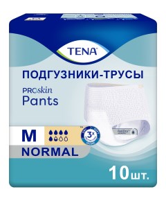Подгузники для взрослых Pants Normal трусики М 10 шт Tena