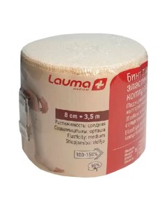 Бинт эластичный Lauma СР с застежкой 8 см x 3 5 м Lauma medical