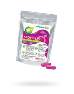 Возбуждающие капсулы для женщин Lady s Life содержит L аргинин и коэнзим Q10 Biological technology co.