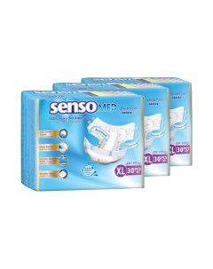 Подгузники для взрослых дышащие XL 3 упаковки 30 шт Senso med