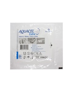 Повязка Aquacel Extra 420672 абсорбирует и удерживает экссудат 10 см х 10 см 1 шт Convatec
