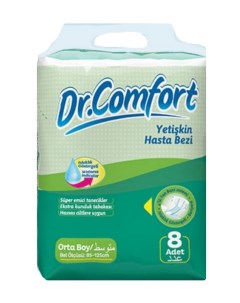 Подгузники для взрослых Dr Comfort р M талия 85 125см 8 шт Dr. comfort