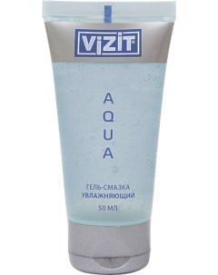 Гель лубрикант Aqua на водной основе увлажняющий 50 мл Vizit