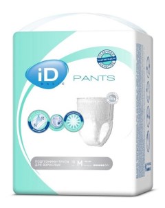Подгузники трусики для взрослых Pants Basic M 80 110см 10 шт I'd