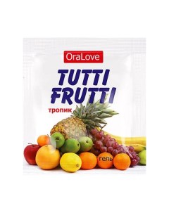Гель лубрикант Tutti Frutti на водной основе 4 г Биоритм