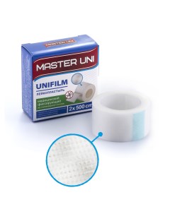 Пластырь Unifilm фиксирующий на полимерной основе 2 х 500 см Master uni