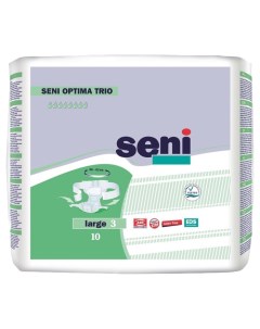 Подгузники для взрослых с поясом OPTIMA TRIO Large по 10 шт Seni