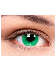 Цветные контактные линзы Офтальмикс 1 тоновые 2 линзы R 8 6 3 50 Зеленые Butterfly