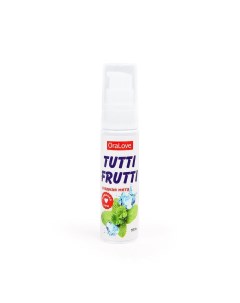 Гель лубрикант OraLove Tutti Frutti на водной основе сладкая мята 30 мл Биоритм