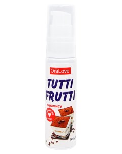 Гель лубрикант OraLove Tutti Frutti на водной основе тирамису 30 г Биоритм