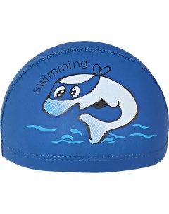 Шапочка для плавания детская Дельфин ПУ E41277 темно синий Sportex