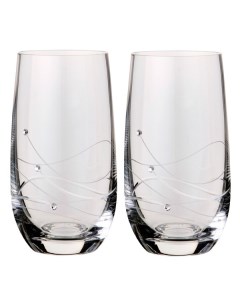 Набор высоких стаканов Glitz 480 мл 2 шт Dartington crystal