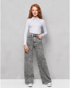 Серые джинсы Long Leg для девочки Gloria jeans