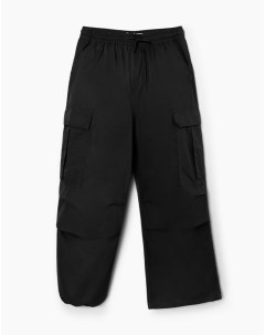 Чёрные брюки трансформеры Cargo Gloria jeans