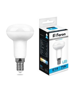 Лампа светодиодная LB 450 E14 7W 6400K Feron