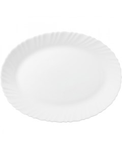 Блюдо сервировочное овальное Classique White 330 мм 1 шт La opala