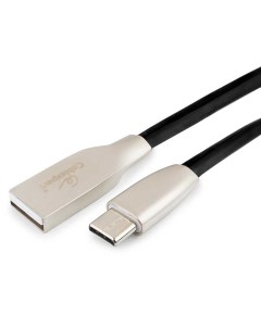 Адаптер Cablexpert USB AM Type C 1 8m Black CC G USBC01Bk 1 8M Gembird