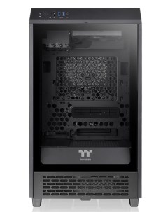 Корпус mini ITX The Tower 200 CA 1X9 00S1WN 00 черный без БП боковая панель из закаленного стекла US Thermaltake