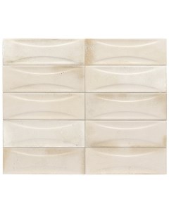 Керамическая плитка Hanoi Arco White 30039 настенная 6 5х20 см Equipe