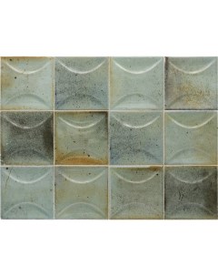 Керамическая плитка Hanoi Arco Celadon 30024 настенная 10х10 см Equipe