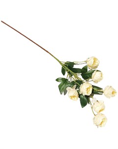Искусственный цветок Шелковый пион 70 см цвет персиковый Без бренда