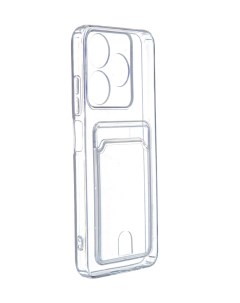 Чехол для Tecno Spark 10 10C Pocket Silicone с карманом Transparent ACS65651 Neypo