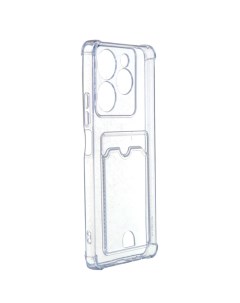 Чехол для Tecno Spark 10 Pro Pocket Silicone с карманом Transparent ACS67849 Neypo