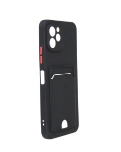 Чехол для Huawei Nova Y61 Pocket Matte Silicone с карманом Black NPM59846 Neypo