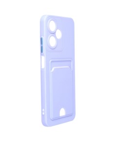 Чехол для Infinix Hot 30 Play NFC Pocket Matte Silicone с карманом Lilac NPM68948 Neypo